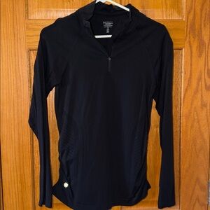 Athleta Red Quarter-Zip Performance Pullover